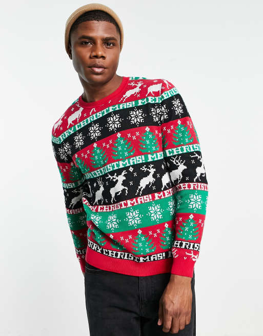 Knitted christmas outlet sweaters