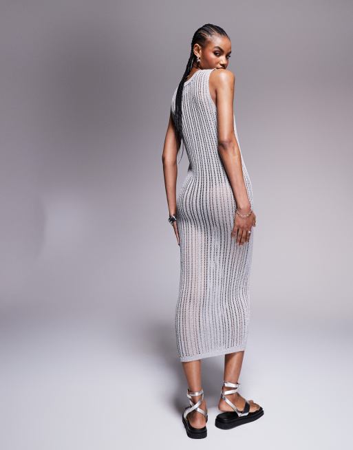 ★I AM MARI★ COLLAR BONY KNIT LONG DRESS Forever New Mari Collar Fit and Flare Knit Dress Bone | MYER