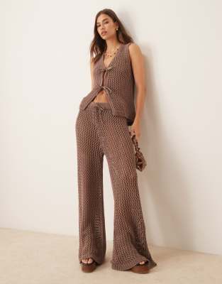 Asos Design Knit Crochet Pants