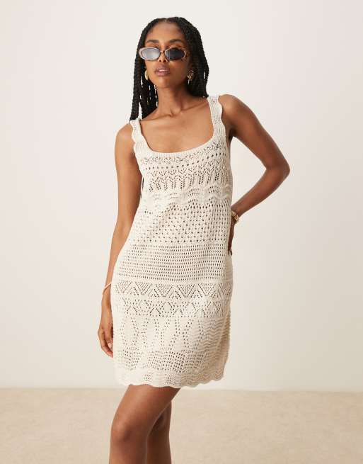 pink rose knit dress Rose Print Knit Dress main image 1