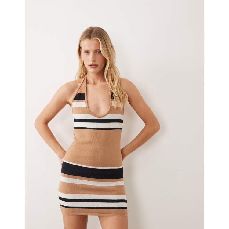 ruffle halter neck mini dress RUFFLE HALTER MIO MINI DRESS – Baby – Norma Kamali main image 0