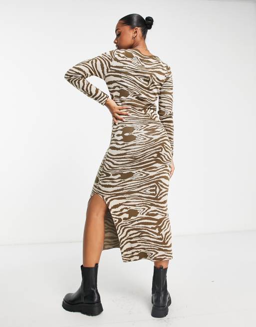 Zebra 2024 dress asos