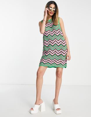 knit mini shift dress