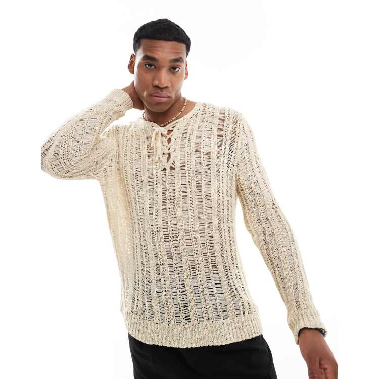 eaphi HAND DESIGN OVER KNIT