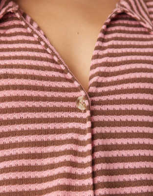 Asos Design Knit Oversized Shirt