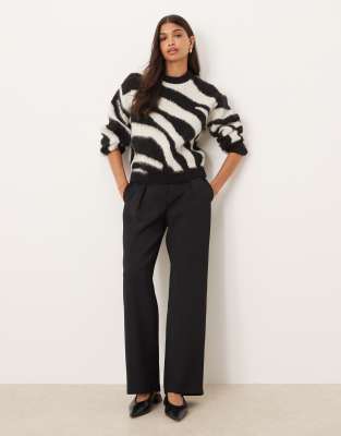 Asos Design Knit Oversized Sweater In Multi