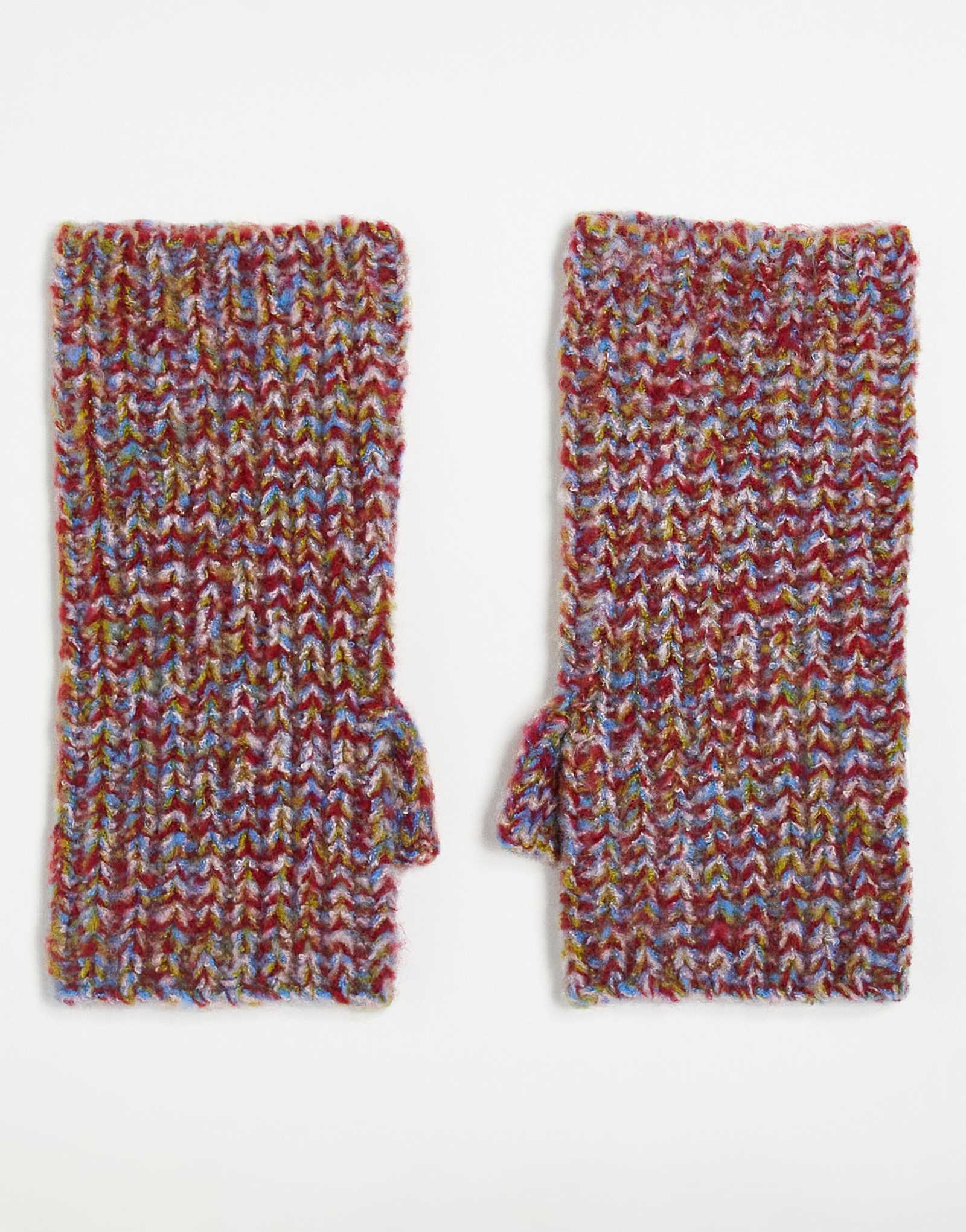 ДИЗАЙНЕРСКАЯ вязаная грелка для рук ASOS из смеси трикотажа multi