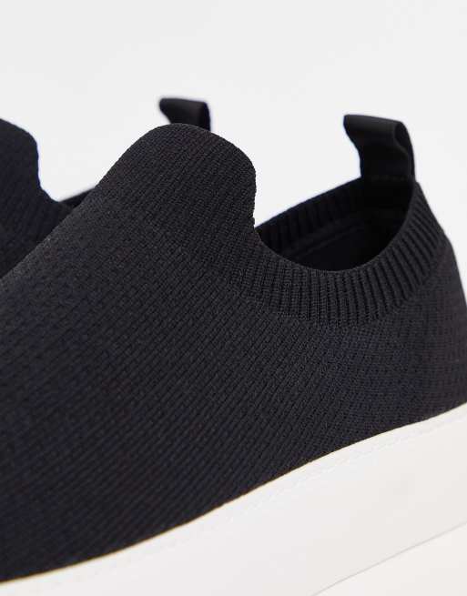 DESIGN knit slip on black | ASOS