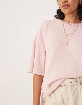 Asos Design Knit Slub Relaxed T-shirt
