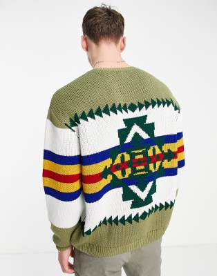 asos aztec jumper