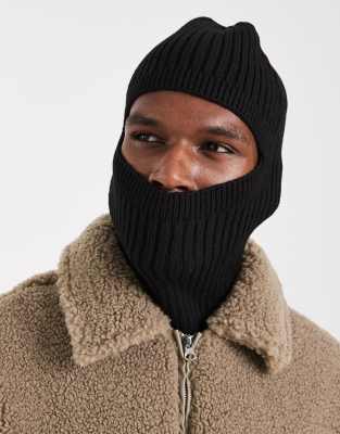 ASOS DESIGN ASOS DESIGN knitted balaclava in black