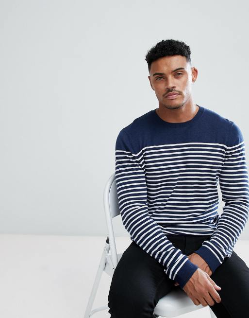 Navy breton outlet jumper