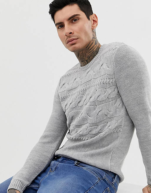 ASOS DESIGN knitted cable sweater | ASOS