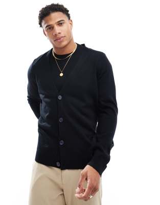 Дизайнерский вязаный кардиган ASOS темно-синего цвета - часть комплекта 7990₽