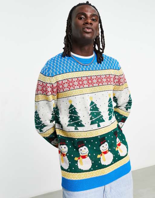 Mens wool sales christmas jumpers