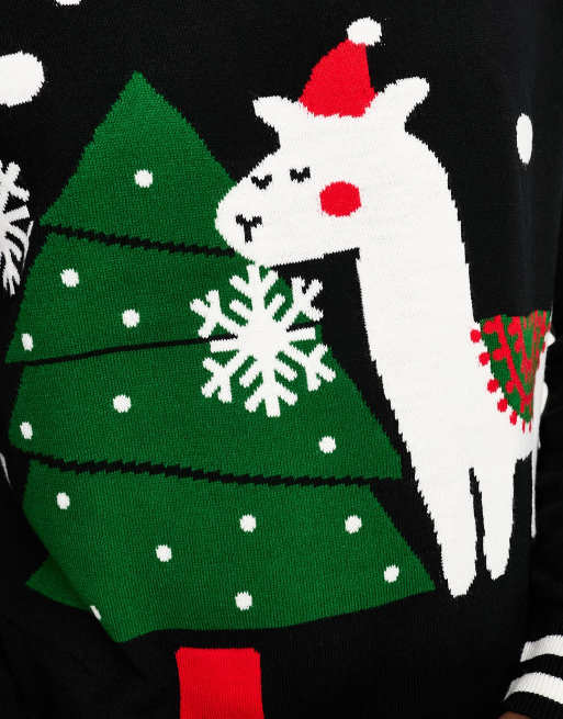 Llama xmas sweater sale