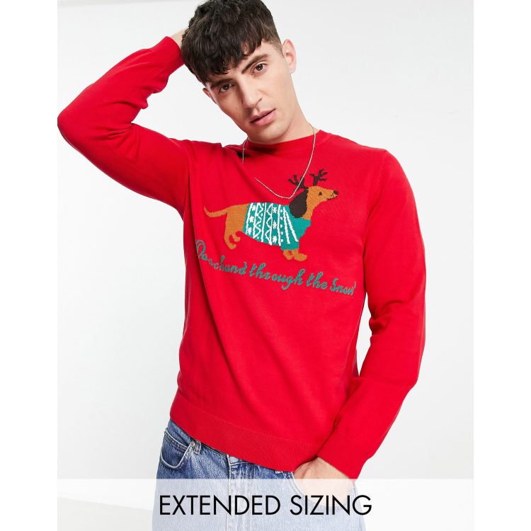 Christmas jumper dog design sales