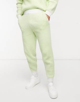 asos green joggers