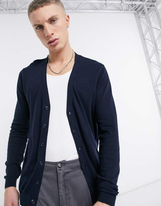 Asos shop navy cardigan