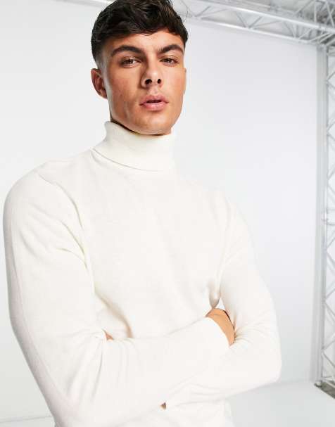 Mens polo outlet neck jumpers uk