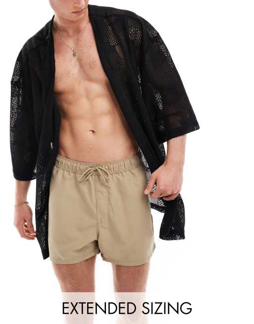 ASOS DESIGN knitted crochet lace kimono in black 
