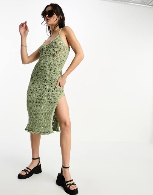 white christmas dresses Jules Crochet Midi Dress – Shades Sunglasses