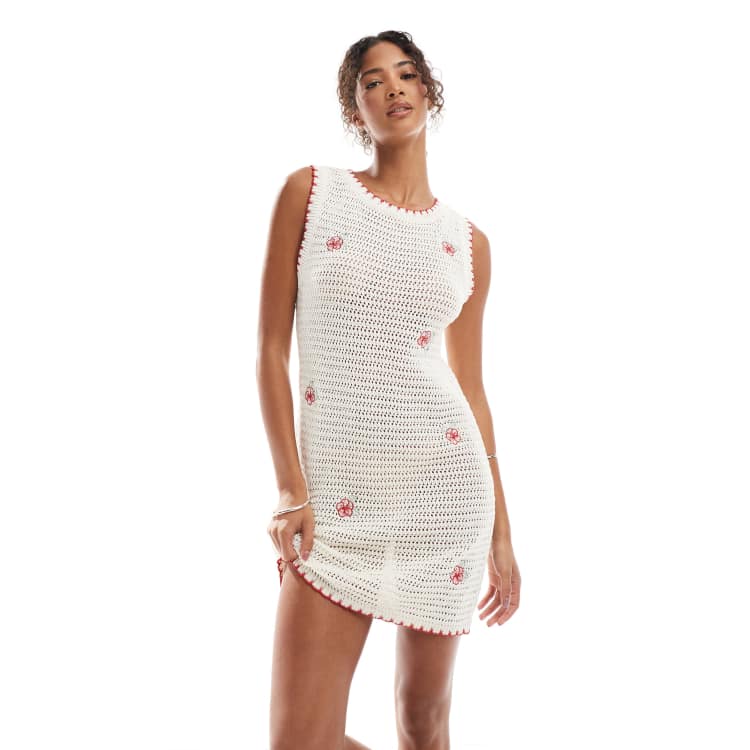 ZIMMERMANN Scalloped stretch-knit mini dress | THE OUTNET