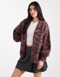 [ASOS DESIGN] ASOS DESIGN knitted edge to edge cardigan in multiply-Navy S Navy