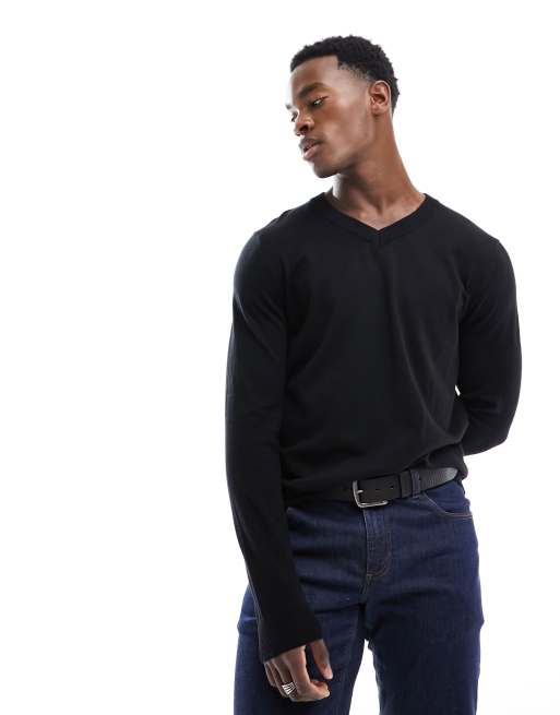 Asos men's outlet v neck jumper