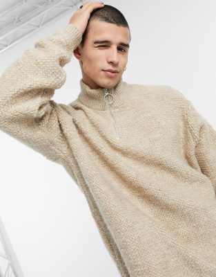 asos zip jumper