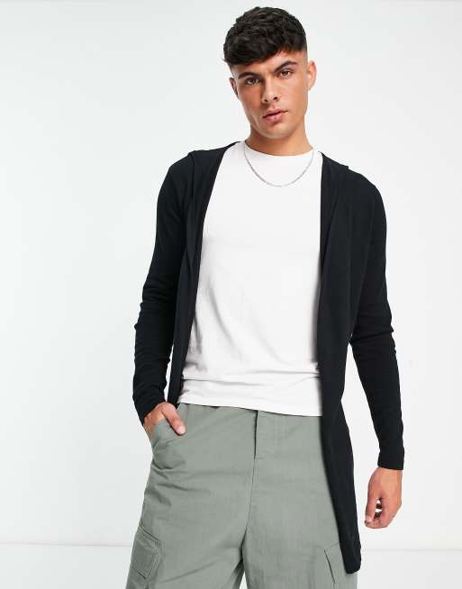 Asos hooded cardigan hotsell