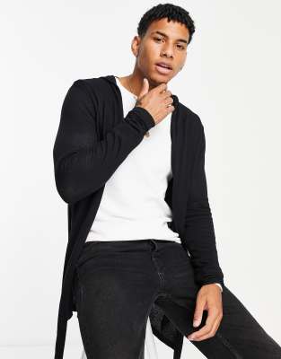 asos hooded cardigan