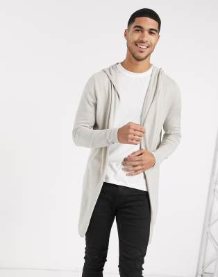asos hooded cardigan