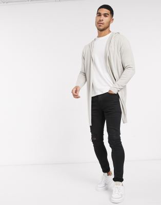 asos hooded cardigan