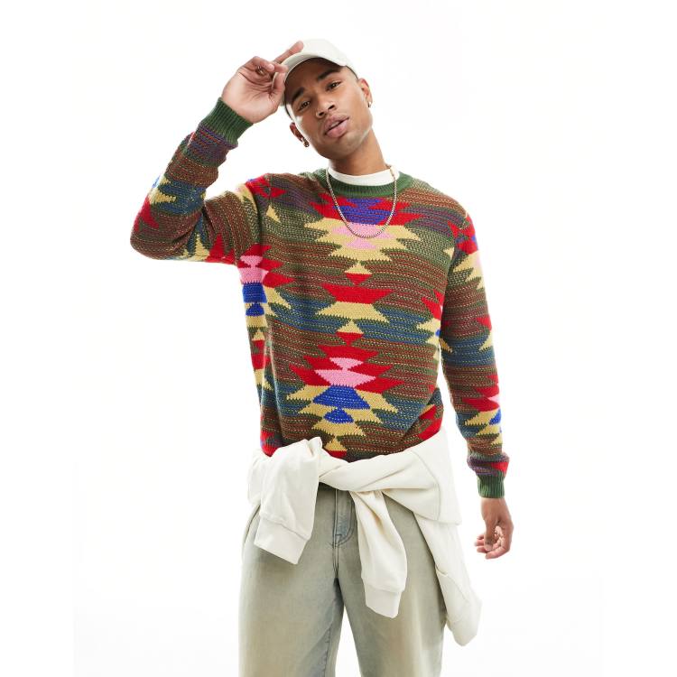 Mens aztec cheap jumper