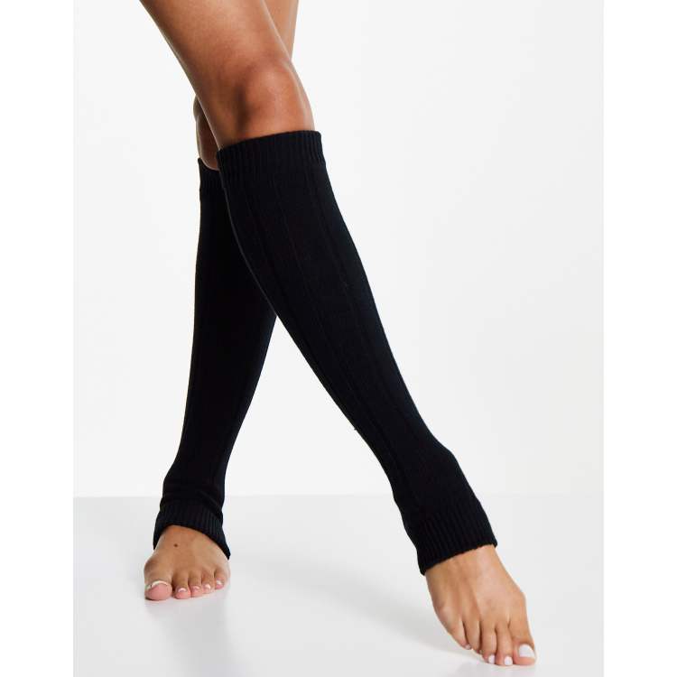 Black leg warmers on sale uk