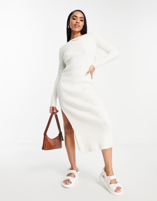 Asos cream maxi clearance dress