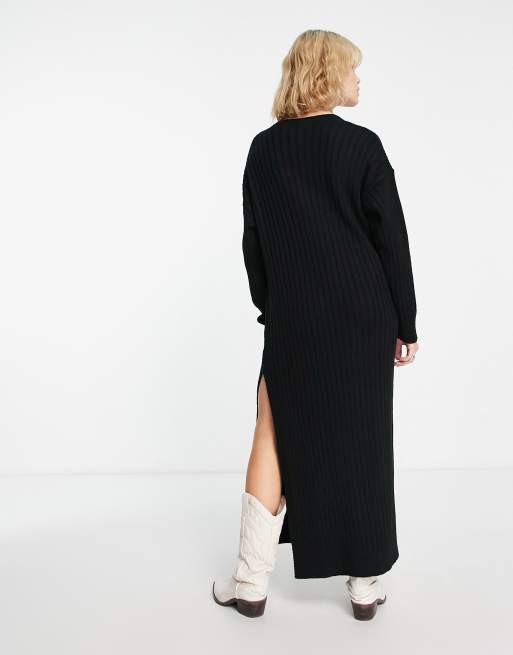 Asos black jumper clearance dress