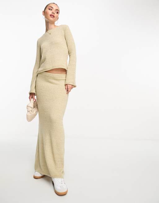 Maxi 2025 knitted skirt