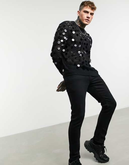 Asos sequin hot sale jumper