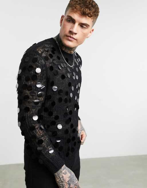 Asos sequin hot sale jumper