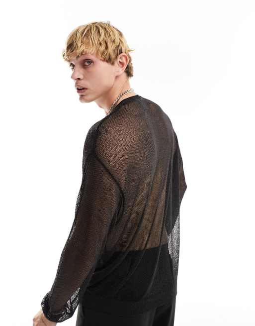 Mesh 2025 sleeve sweater