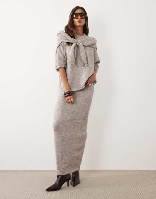 ASOS DESIGN knitted co-ord in mushroom, 5 of 5