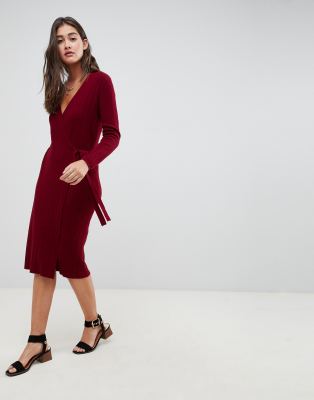 asos knitted midi dress