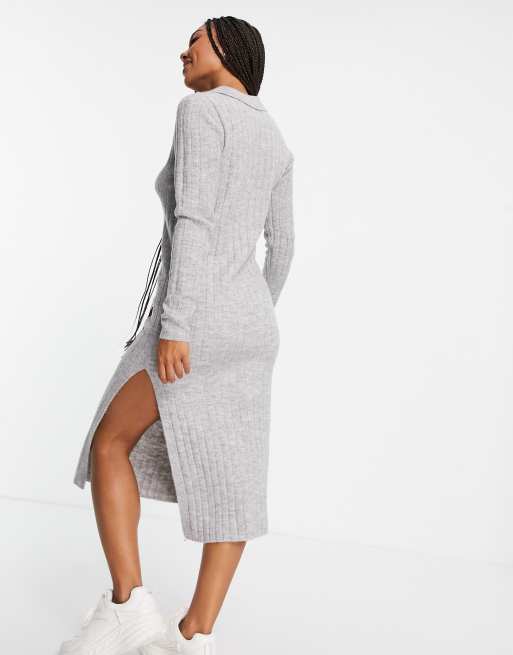 Grey asos outlet dress