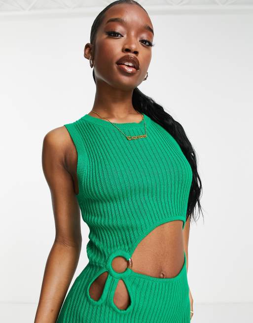 Asos knitted midi dress sale