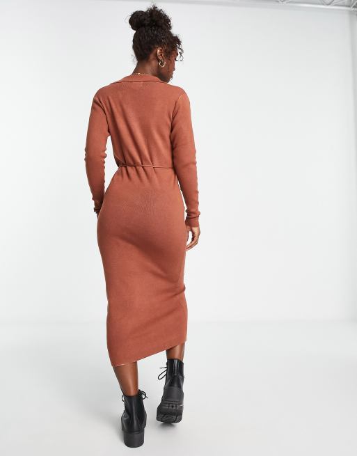 Asos tie waist outlet dress