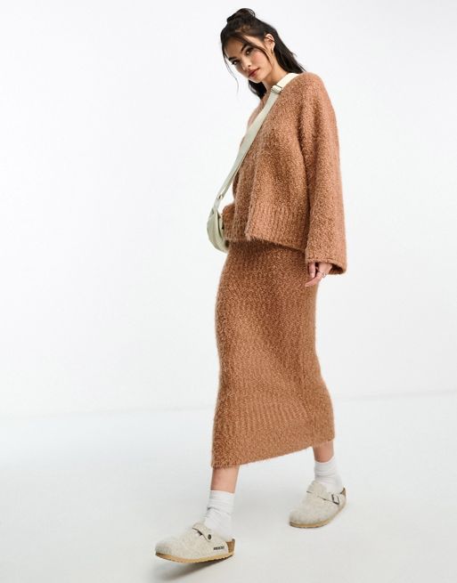 camel-knit-coordinating-set-midi-skirt-mock-neck-balloon-sleeves