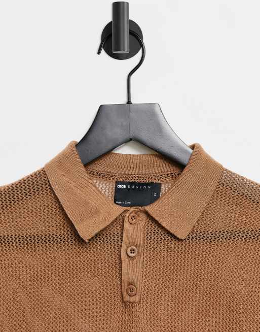 Asos knitted outlet polo