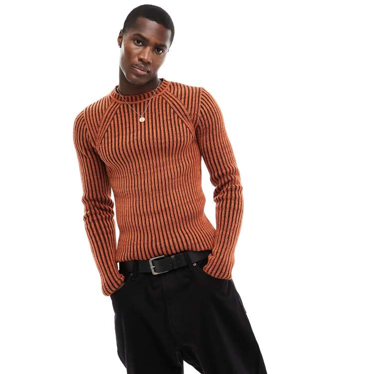 Burnt orange clearance long sweater